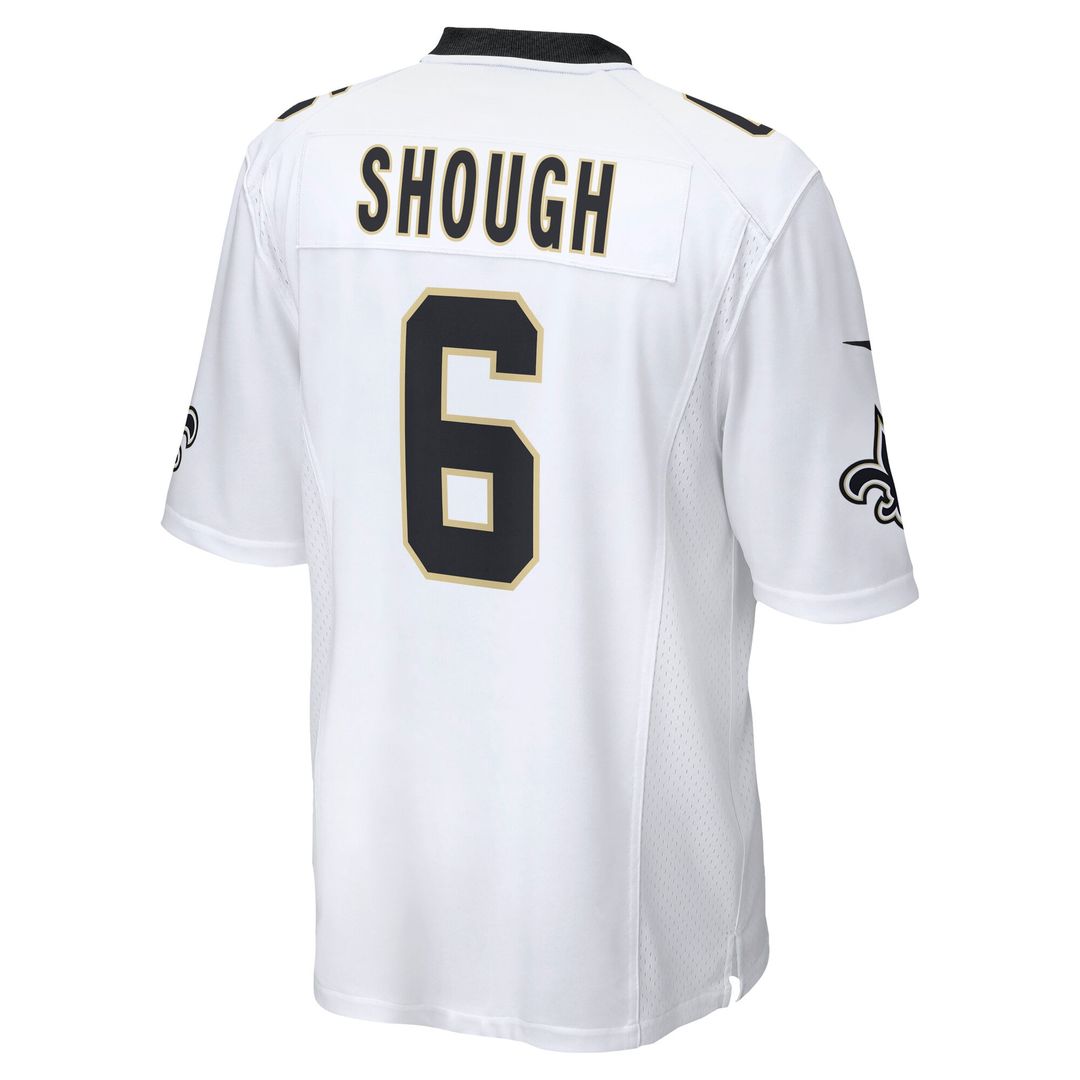 New Orleans Saints Tyler Shough Nike Black Game Jersey