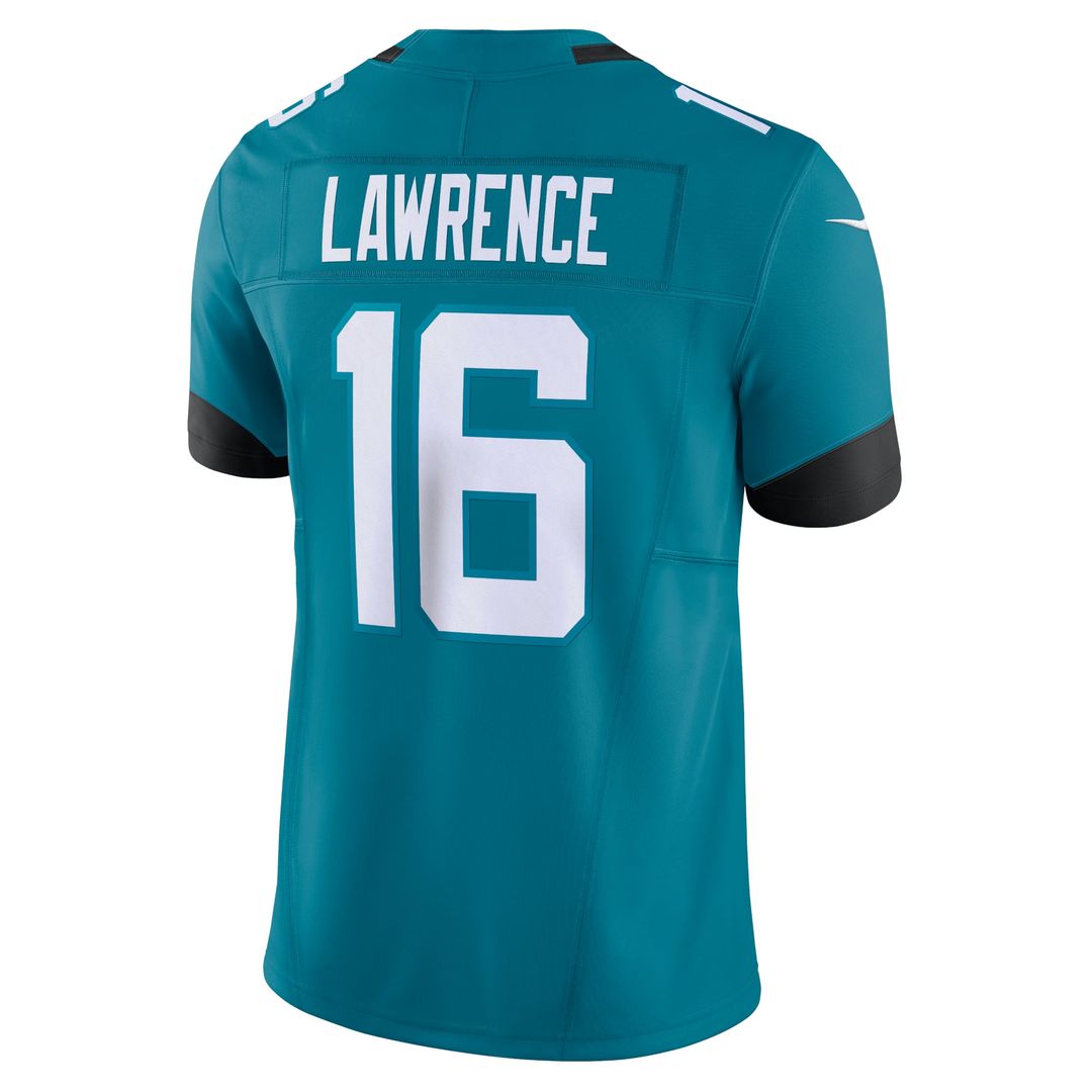 Jacksonville Jaguars Trevor Lawrence Nike Teal Vapor F.U.S.E. Limited Jersey
