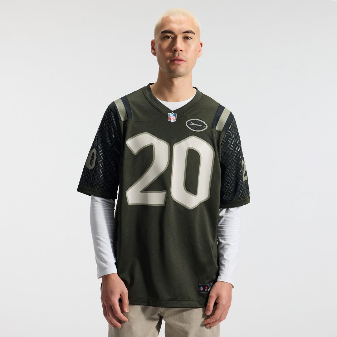 New York Jets Breece Hall Nike Green Rivalries Collection Game Jersey