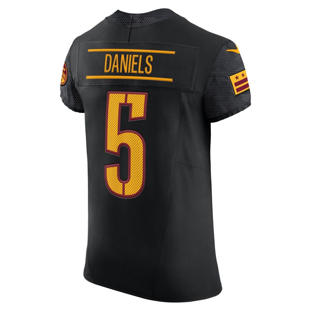 Washington Commanders Jayden Daniels Nike Burgundy Team Vapor F.U.S.E. Elite Jersey