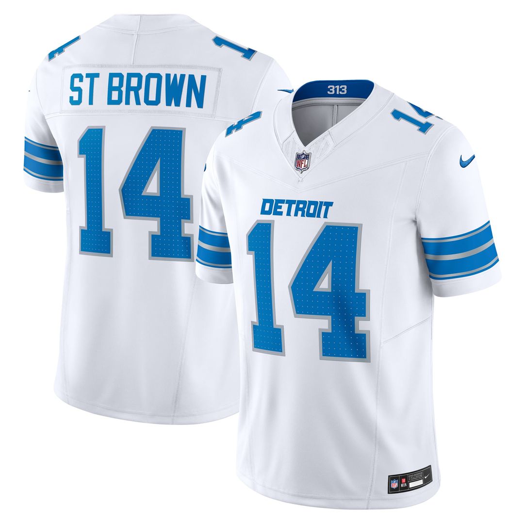 Detroit Lions Amon-Ra St. Brown Nike Black 2nd Alternate Vapor F.U.S.E. Limited Jersey