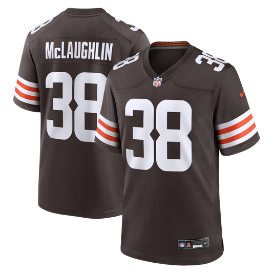 Cleveland Browns Jaleel McLaughlin Nike Brown Team Game Jersey