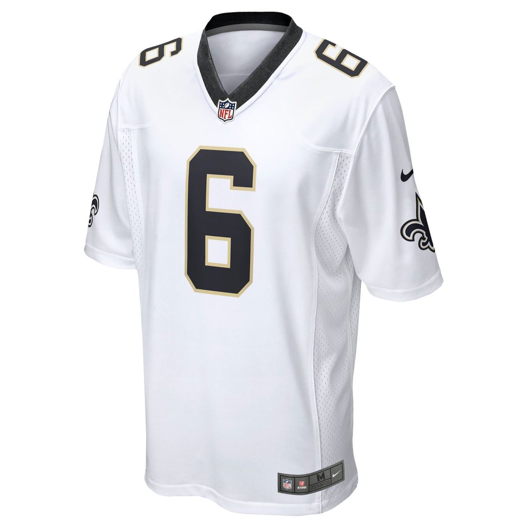 New Orleans Saints Tyler Shough Nike Gold Alternate Game Player Jersey