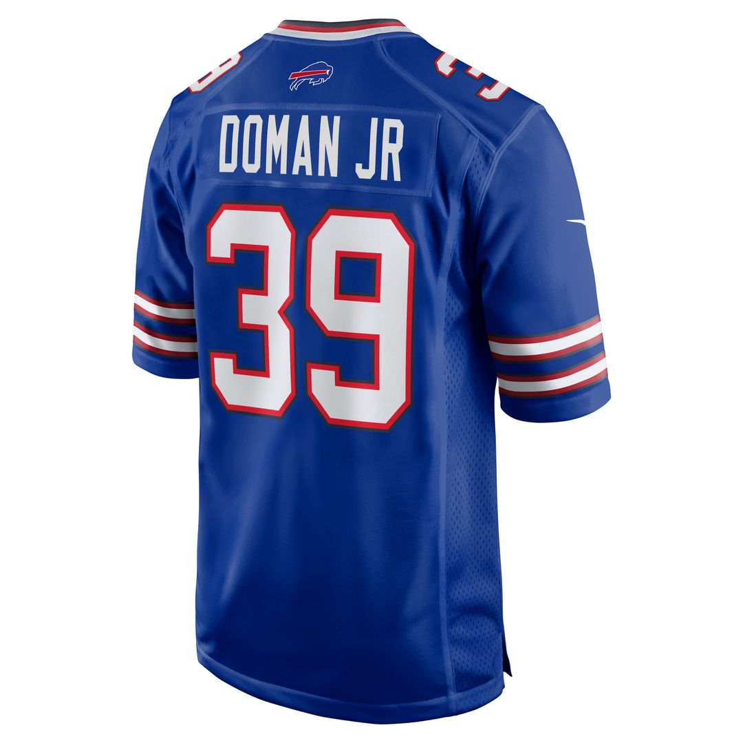 Buffalo Bills Tommy Doman Jr Nike Royal Team Game Jersey