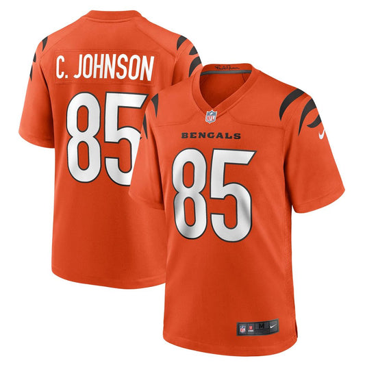 Cincinnati Bengals Chad Johnson Nike Orange Retired Player Alternate Game Jersey