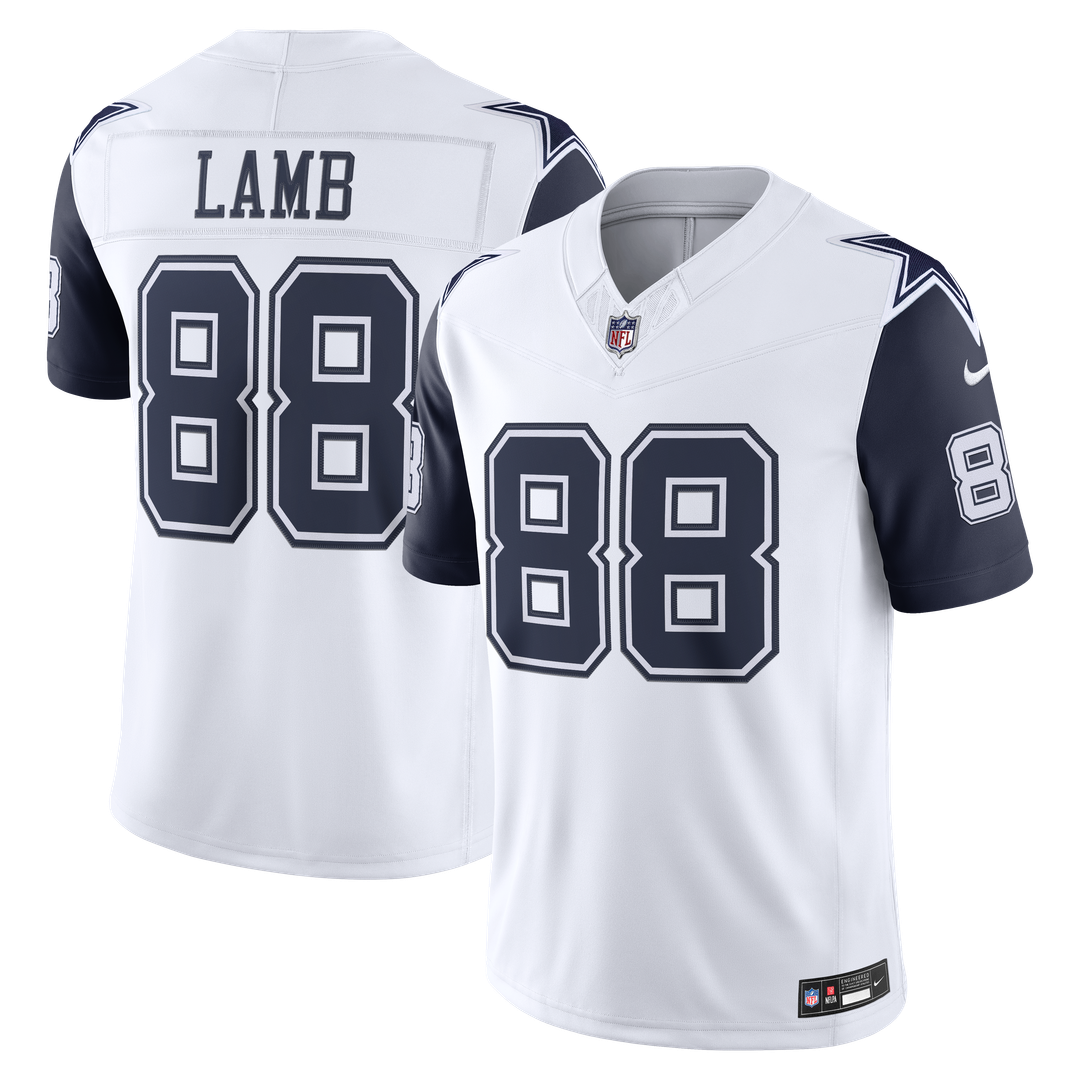 Dallas Cowboys CeeDee Lamb Nike Navy Team Vapor F.U.S.E. Stitched Limited Jersey