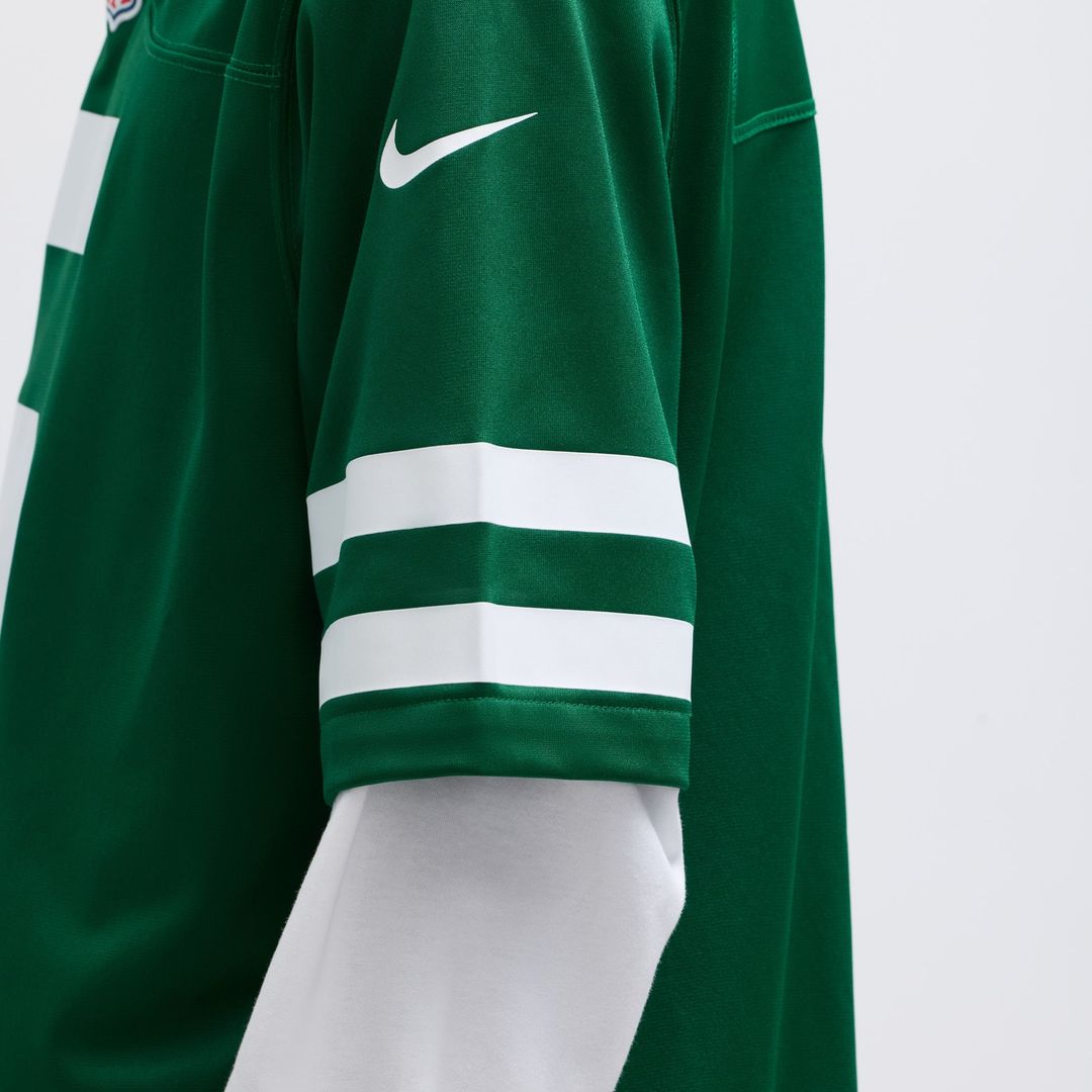 New York Jets Garrett Wilson Nike Legacy White Game Jersey