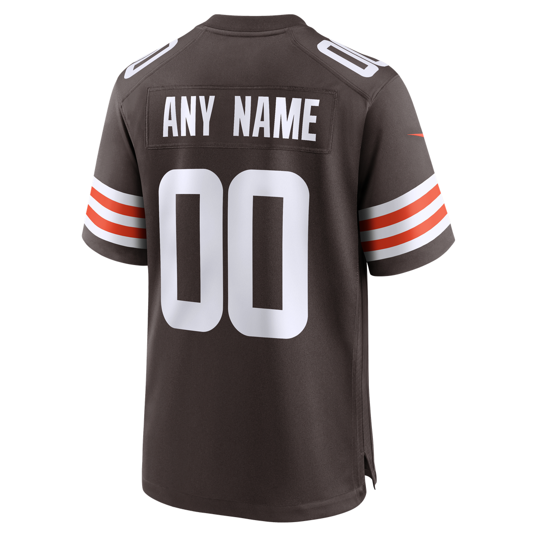 Cleveland Browns Nike White Custom Game Jersey
