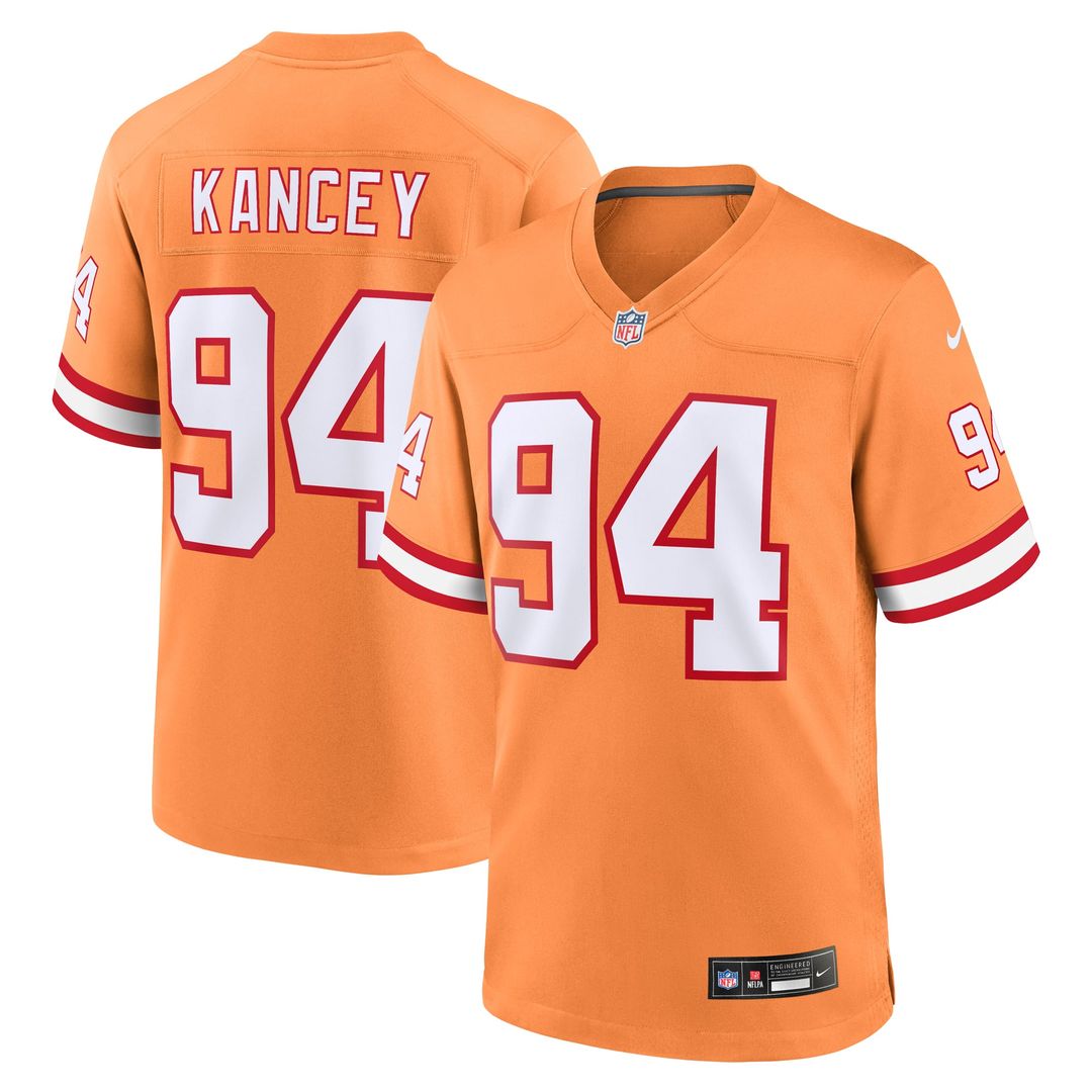 Tampa Bay Buccaneers Calijah Kancey Nike White Game Jersey
