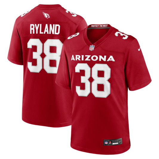 Arizona Cardinals Chad Ryland Nike Cardinal Team Game Jersey