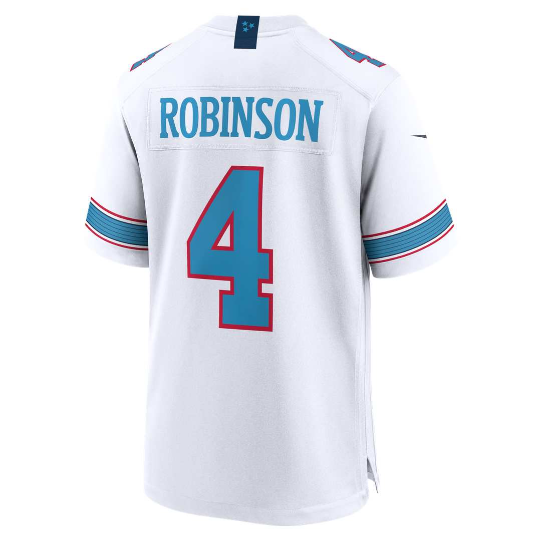 Tennessee Titans Wan'Dale Robinson Nike Light Blue Team Game Jersey