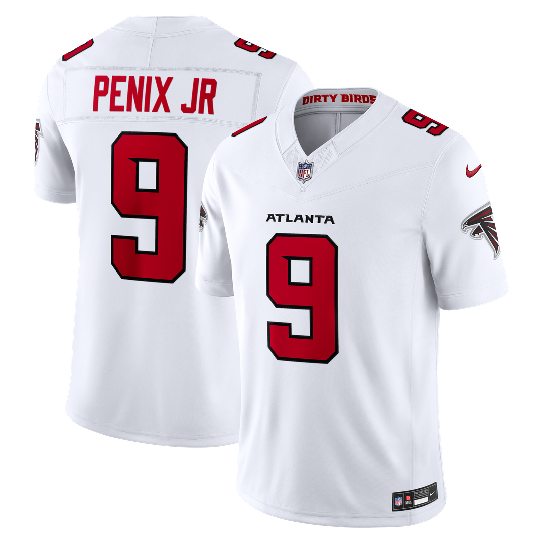 Atlanta Falcons Michael Penix Jr. Nike Black Alternate Throwback Vapor F.U.S.E. Stitched Limited Jersey