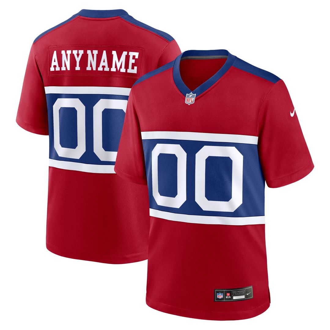 New York Giants Nike Royal Custom Game Jersey