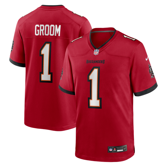 Tampa Bay Buccaneers Number 1 Groom Nike Red Game Jersey