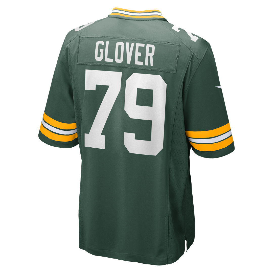 Green Bay Packers Travis Glover Nike Green Game Jersey
