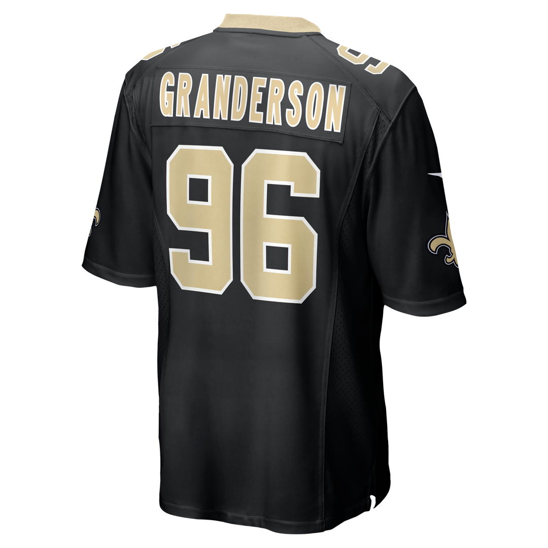New Orleans Saints Carl Granderson Nike Black Game Jersey