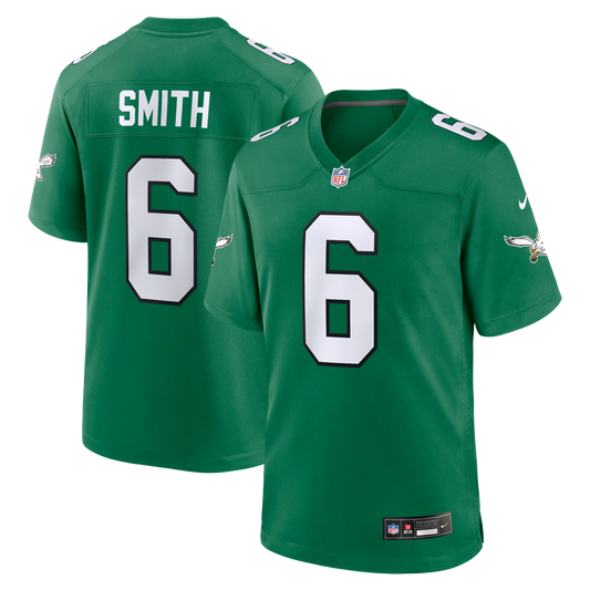 Philadelphia Eagles DeVonta Smith Nike Kelly Green Alternate Game Player Jersey