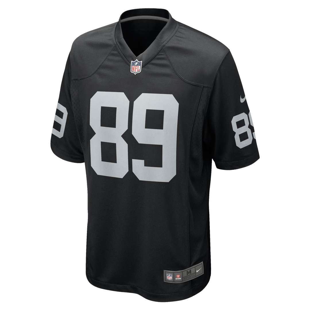 Las Vegas Raiders Brock Bowers Nike White Game Jersey