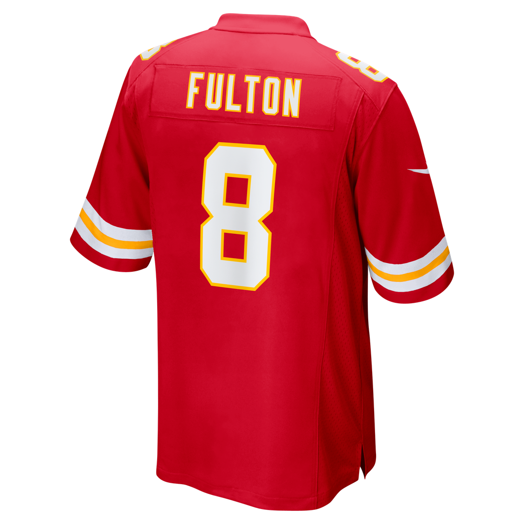 Kansas City Chiefs Kristian Fulton Nike Red Team Game Jersey