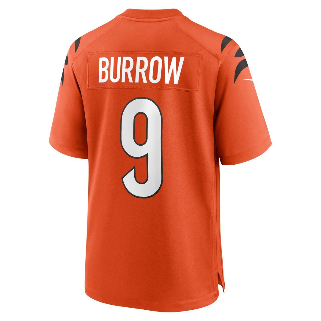 Cincinnati Bengals Joe Burrow Nike Black Player Game Jersey