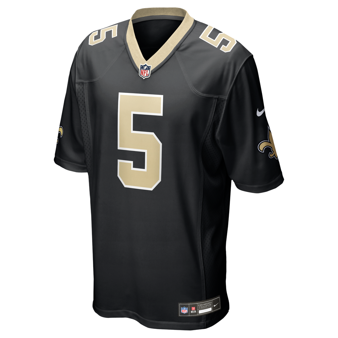 New Orleans Saints Kendre Miller Nike Black Team Game Jersey