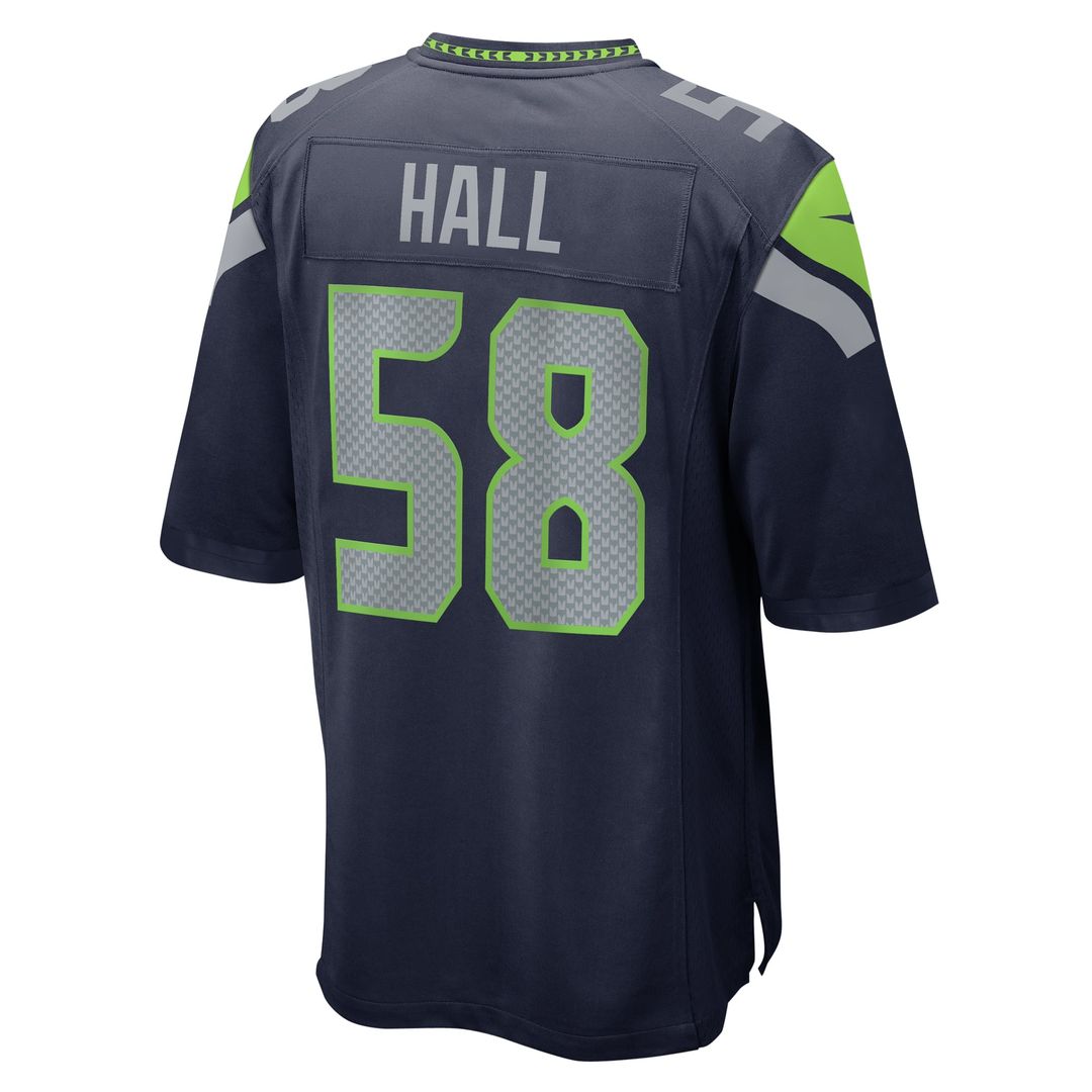 Seattle Seahawks Derick Hall Nike College Navy Game Jersey