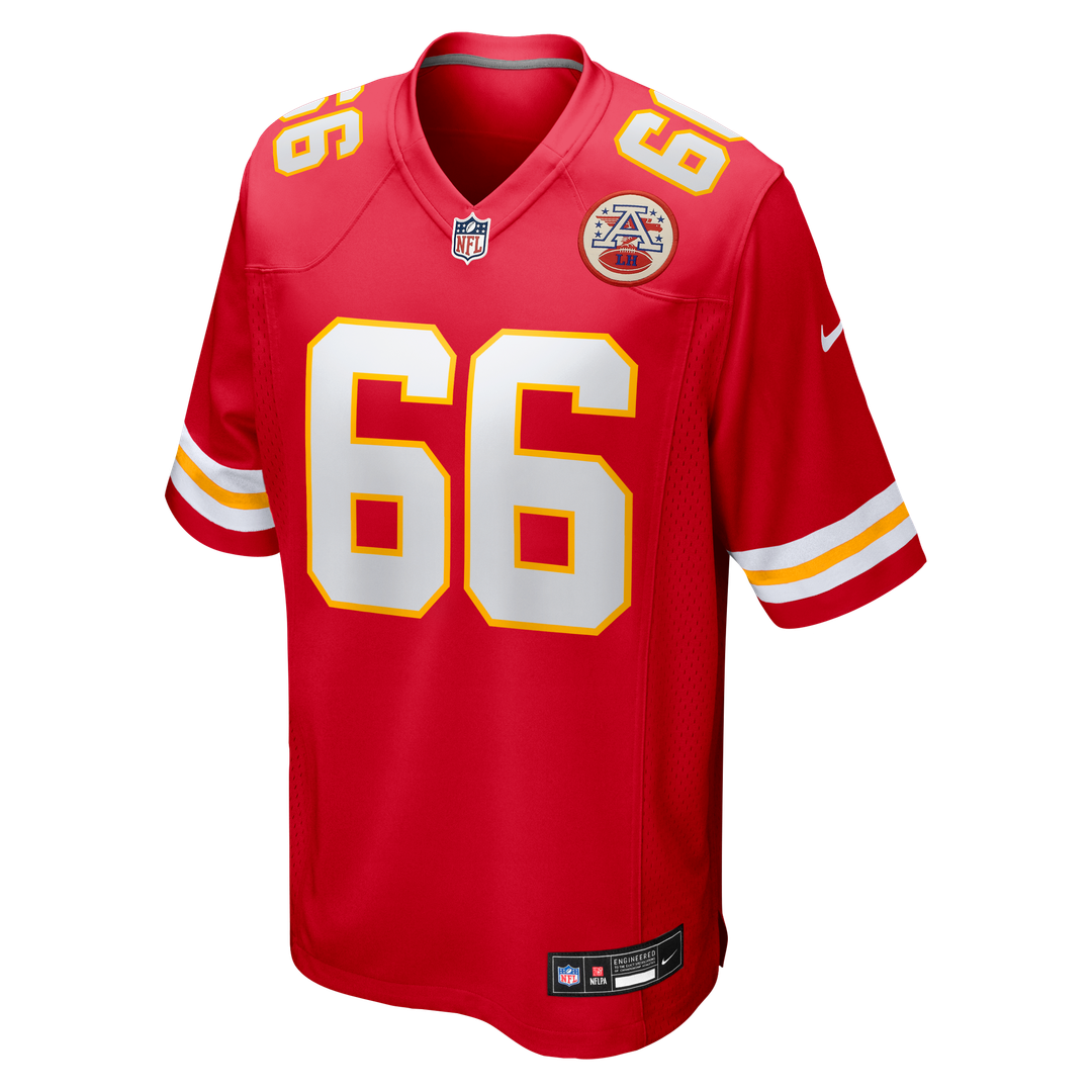 Kansas City Chiefs Mike Caliendo Nike Red Game Player Jersey