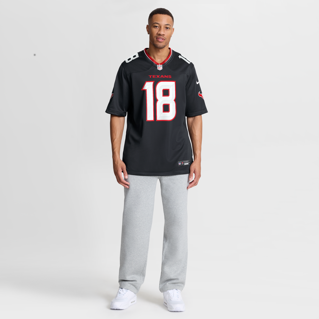 Houston Texans Graham Mertz Nike Navy Team Game Jersey