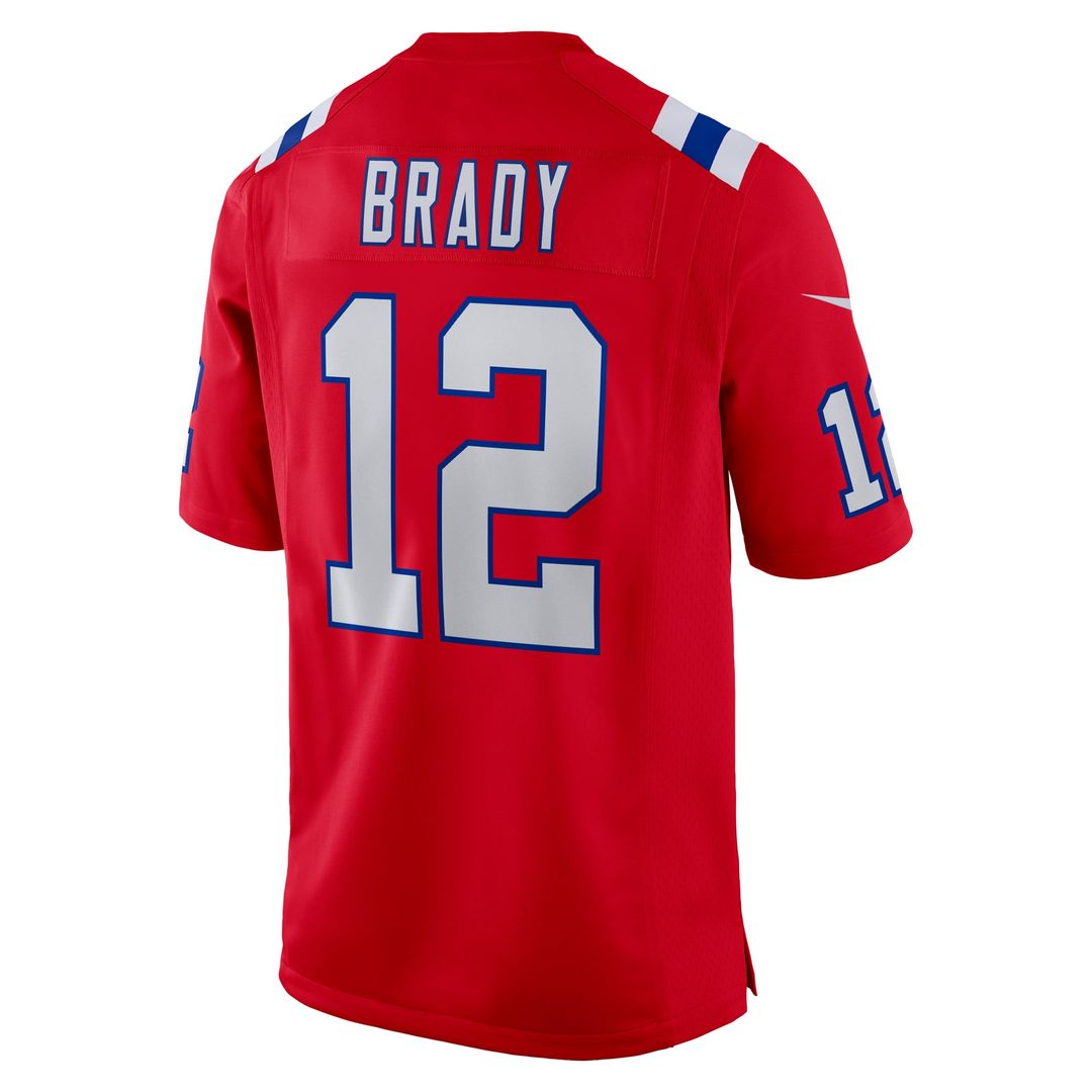 New England Patriots Tom Brady Nike White Retired Game Jersey