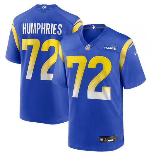 Los Angeles Rams D.J. Humphries Nike Royal Team Game Jersey