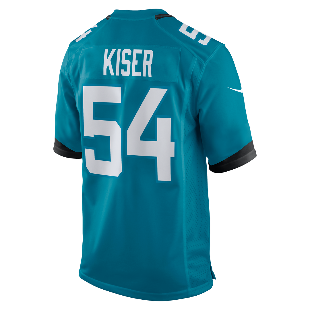 Jacksonville Jaguars Jack Kiser Nike Teal Team Game Jersey