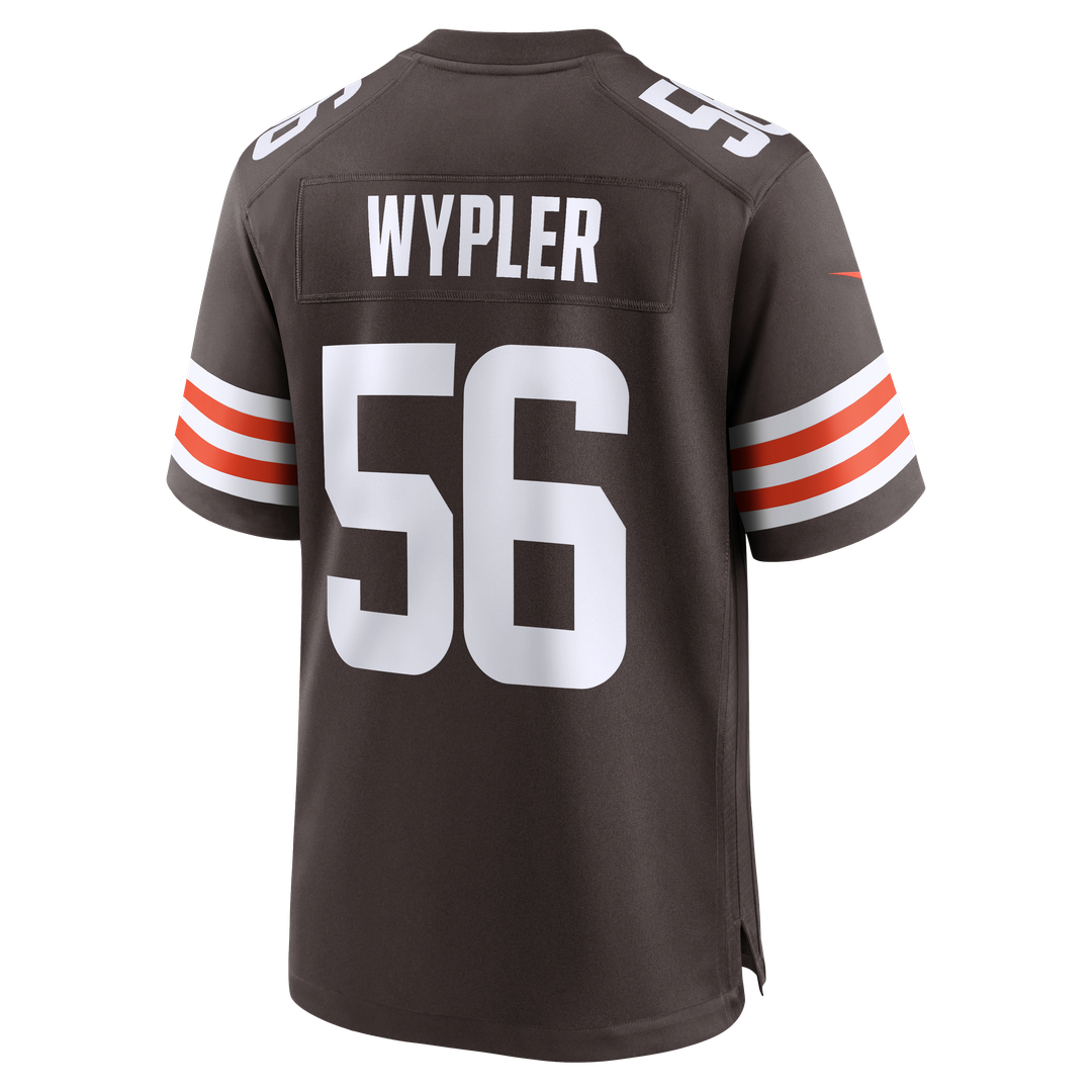 Cleveland Browns Luke Wypler Nike Brown Team Game Jersey