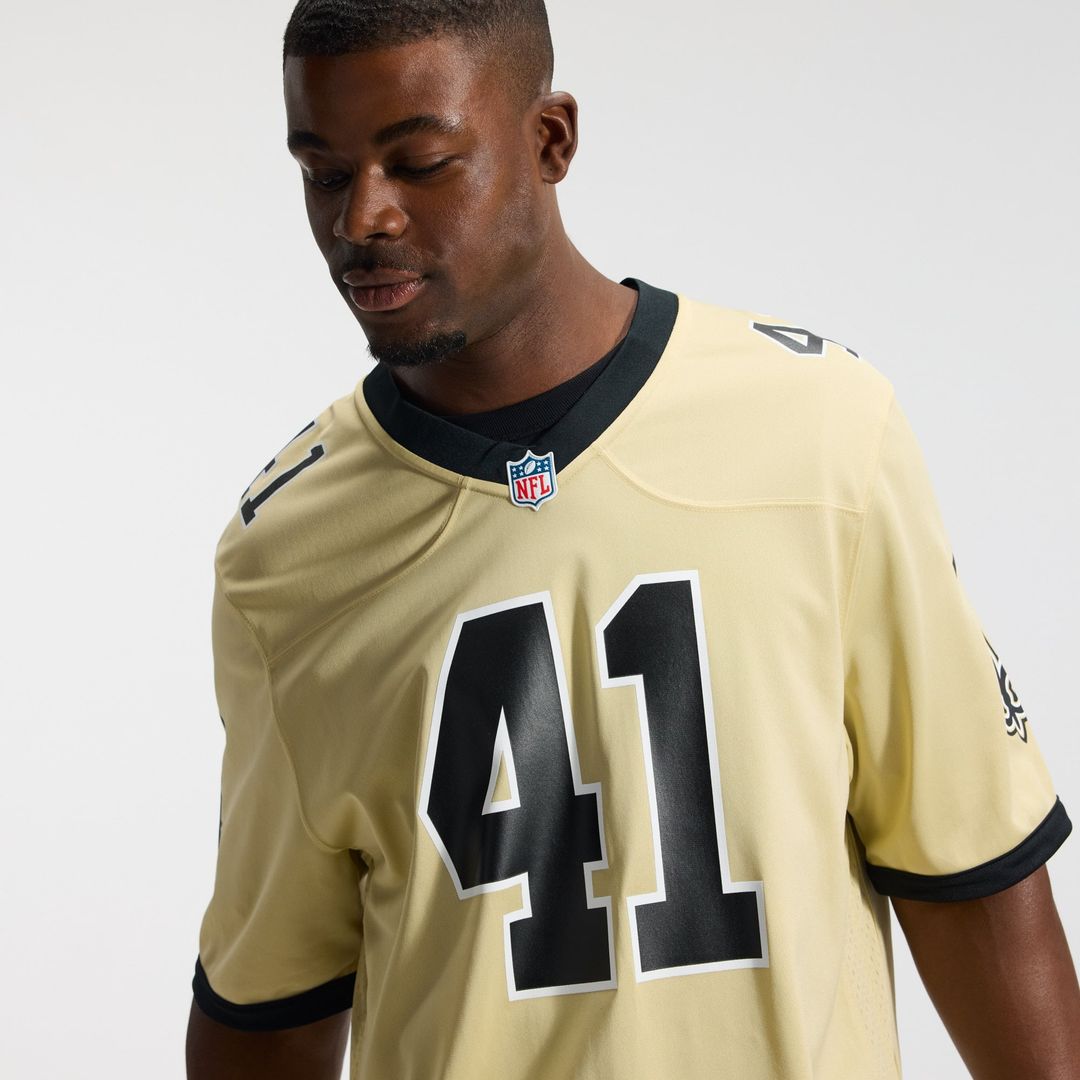 New Orleans Saints Alvin Kamara Nike Gold Gameday Golds Alternate Game Player Jersey