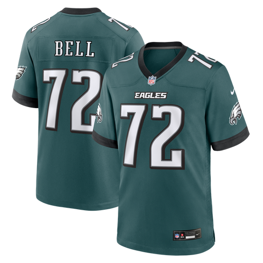 Philadelphia Eagles Markel Bell Nike Midnight Green Team Game Jersey