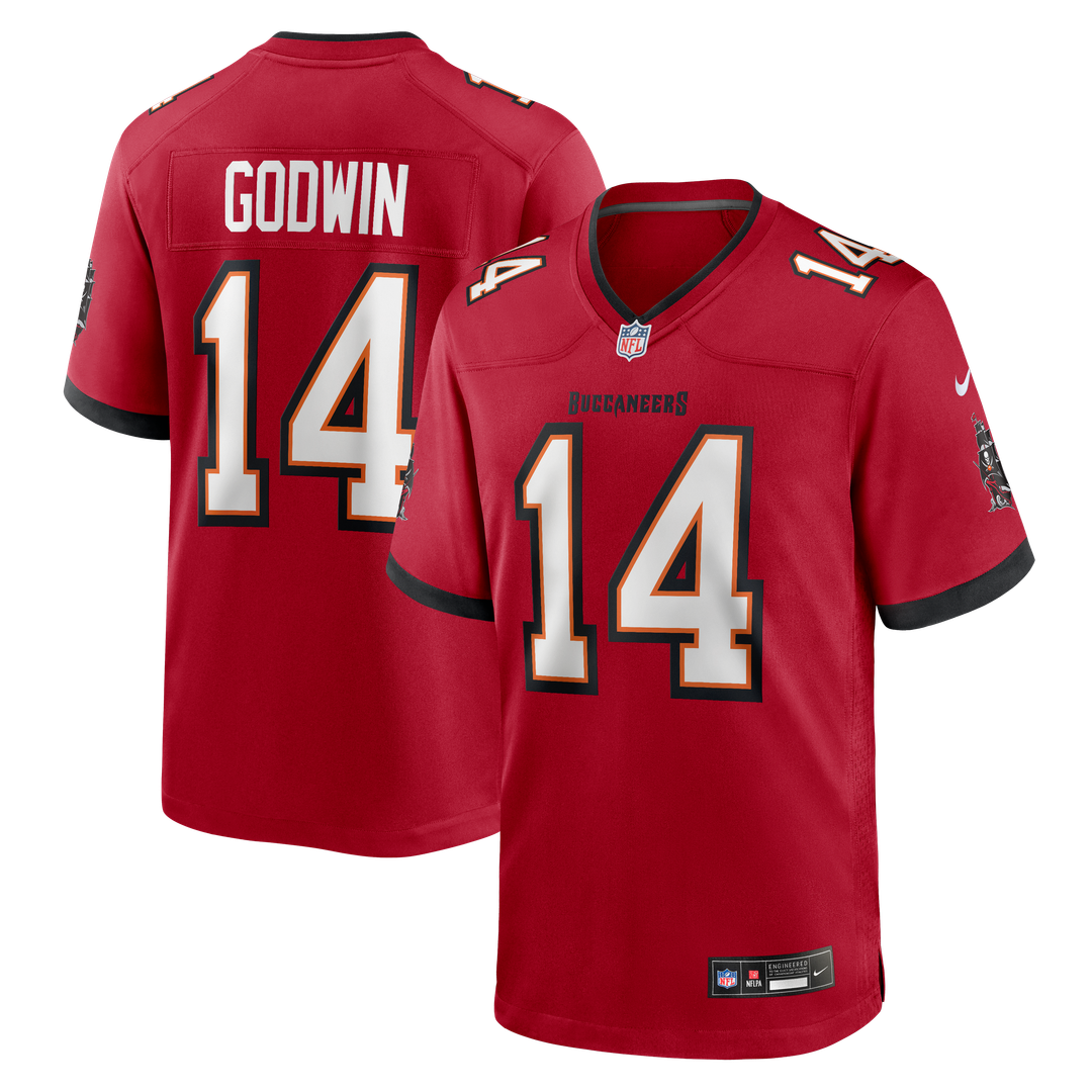 Tampa Bay Buccaneers Chris Godwin Nike Red Game Player Jersey