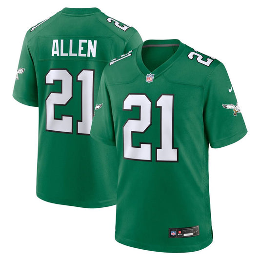 Philadelphia Eagles Eric Allen Nike Kelly Green Retired Player Alternate Game Jersey