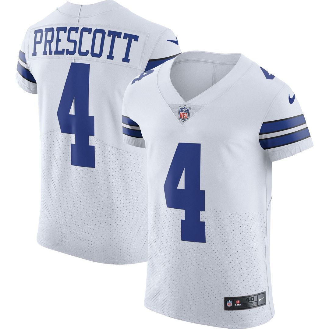 Dallas Cowboys Dak Prescott Nike Navy Alternate Vapor Elite Player Jersey