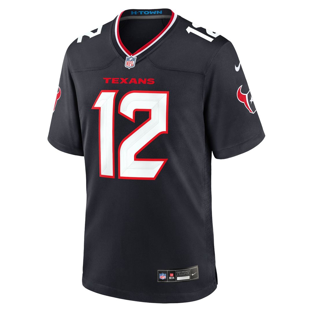 Houston Texans Nico Collins Nike Red Alternate Game Jersey