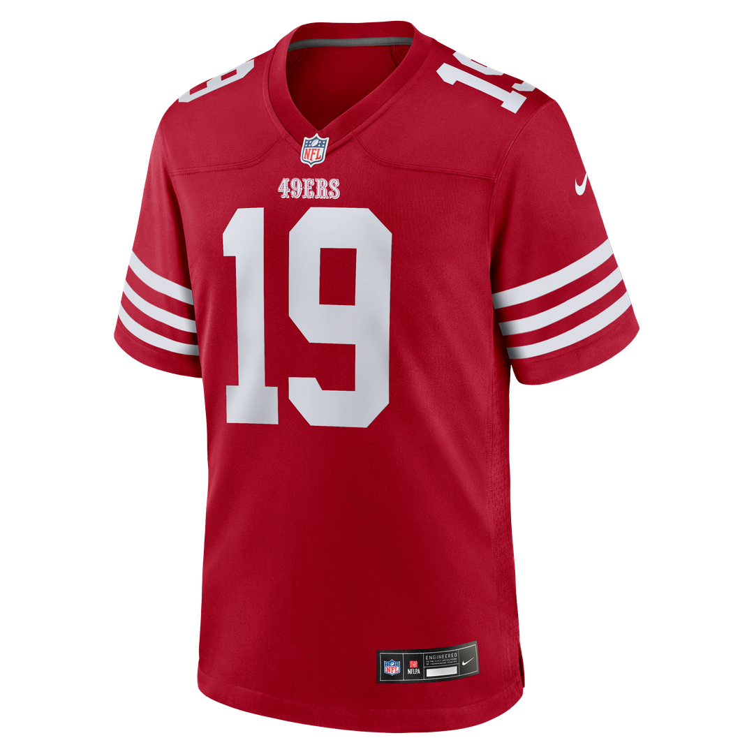 San Francisco 49ers Trent Taylor Nike Scarlet Team Game Jersey