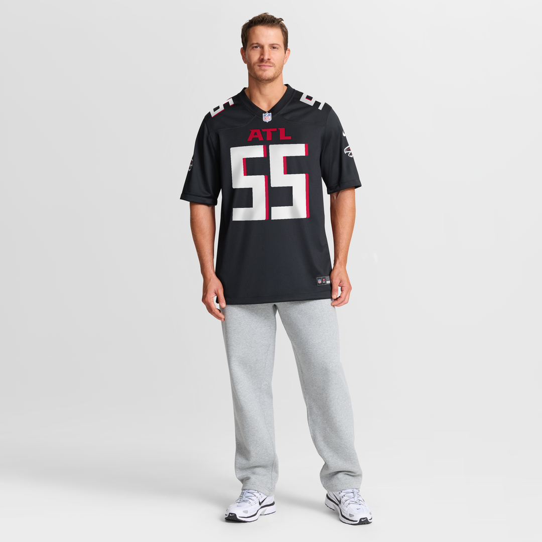 Atlanta Falcons John Abraham Nike Black Game Retired Player Jersey