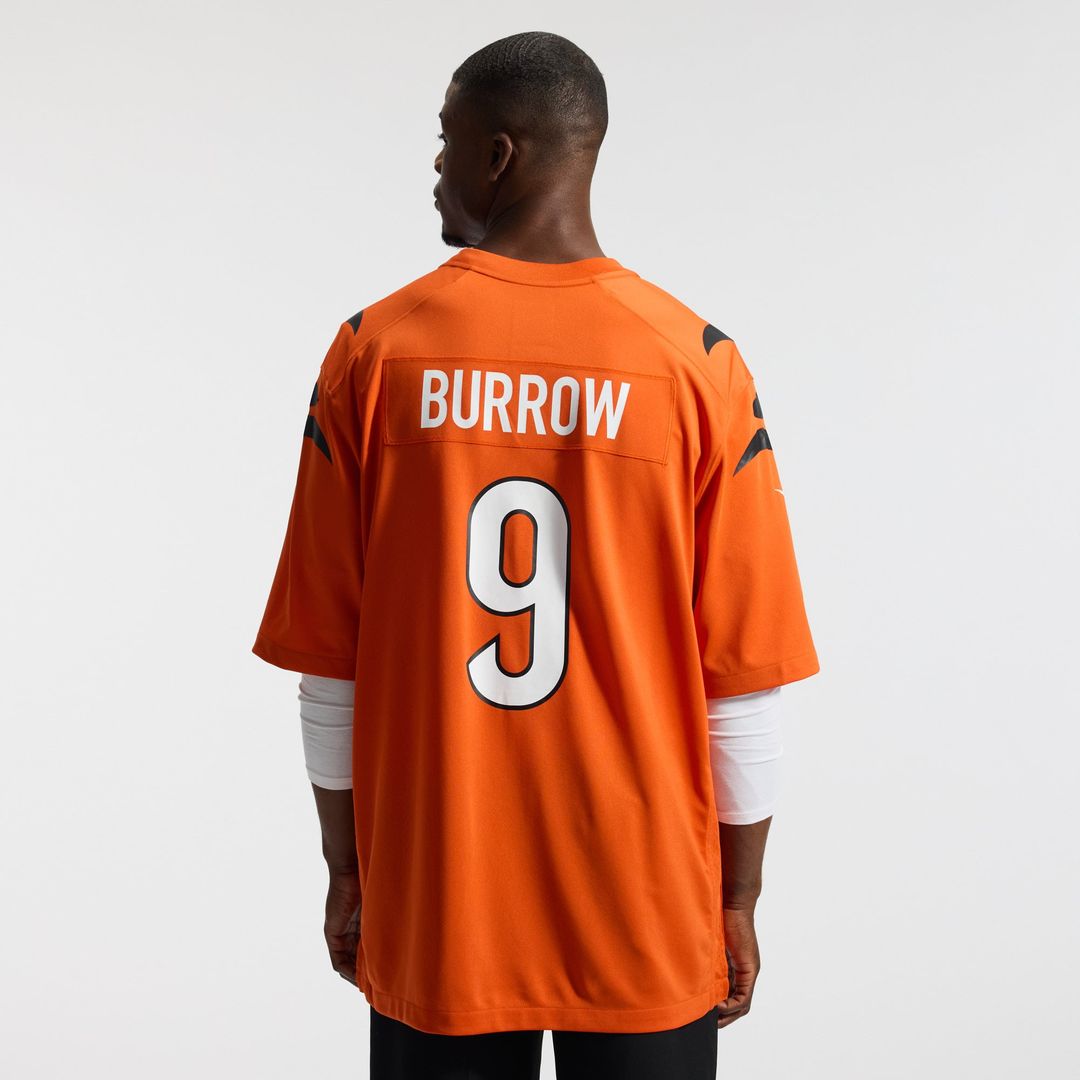 Cincinnati Bengals Joe Burrow Nike White Game Jersey