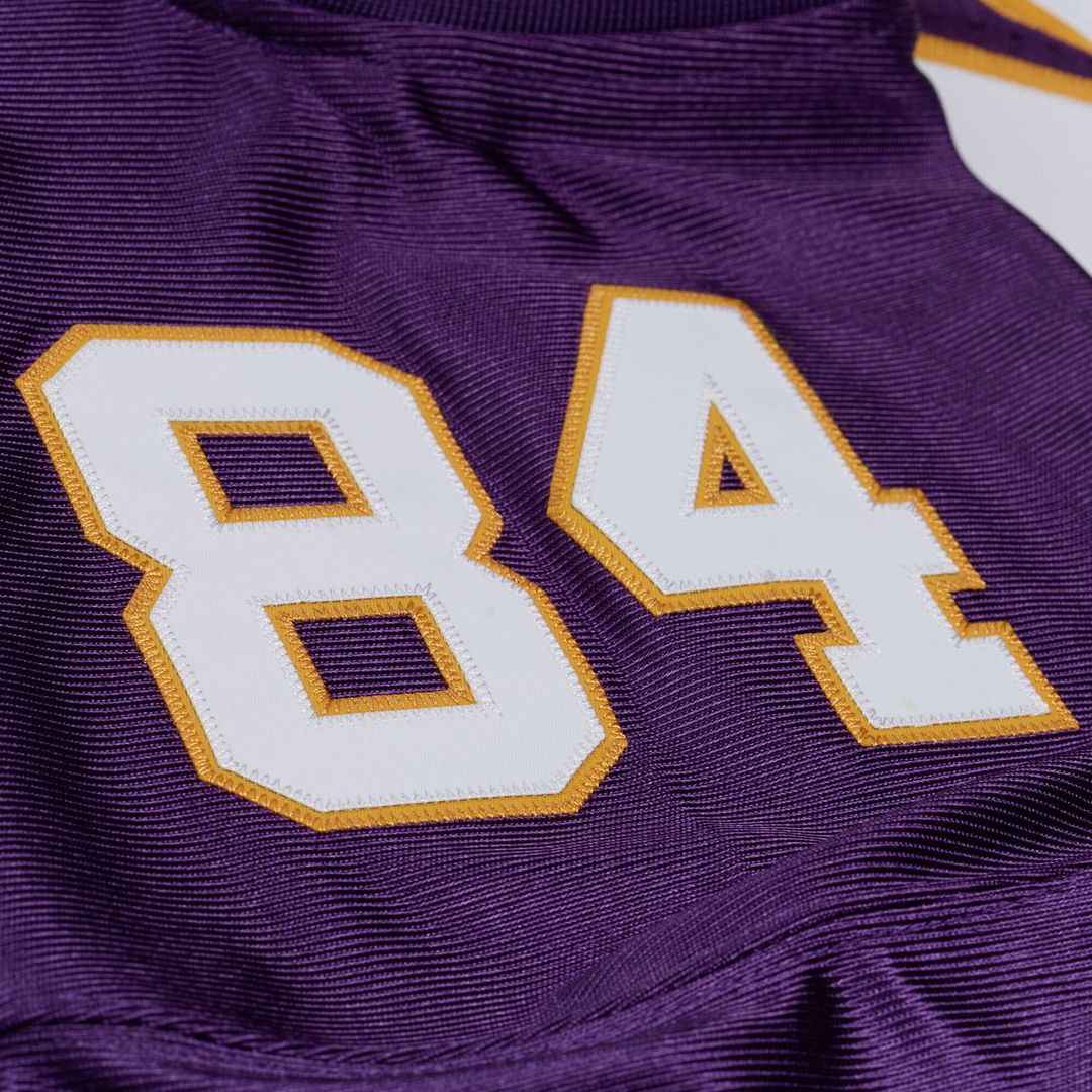 Minnesota Vikings Randy Moss Mitchell & Ness Purple 2001 Authentic Throwback Jersey