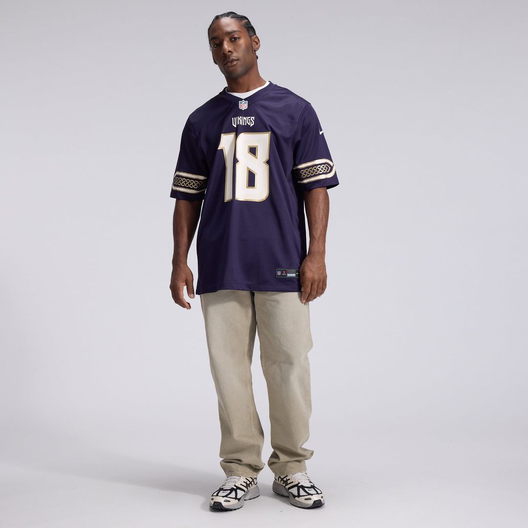 Minnesota Vikings Justin Jefferson Nike Purple 2026 Rivalries Collection Game Jersey