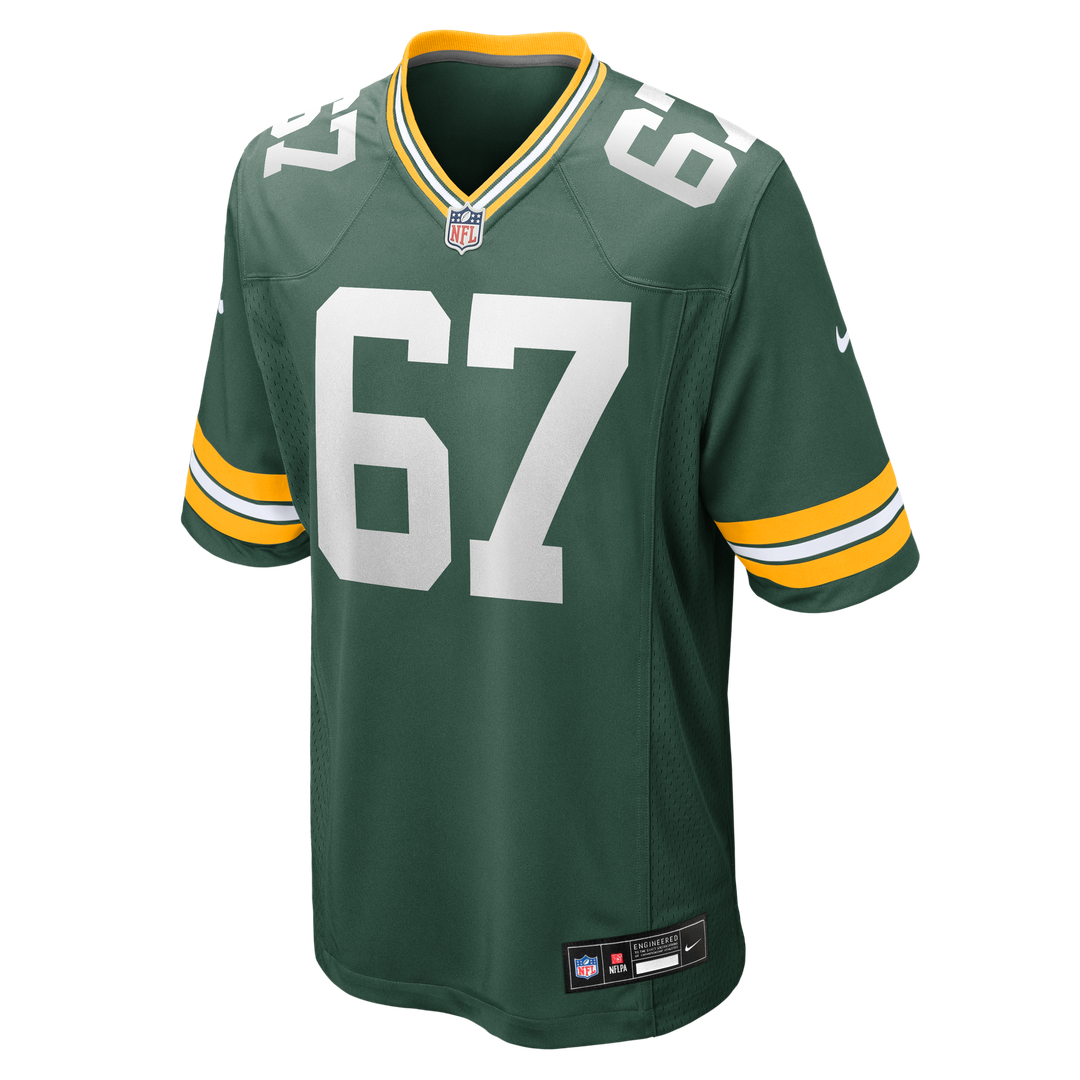Green Bay Packers Donovan Jennings Nike Green Team Game Jersey