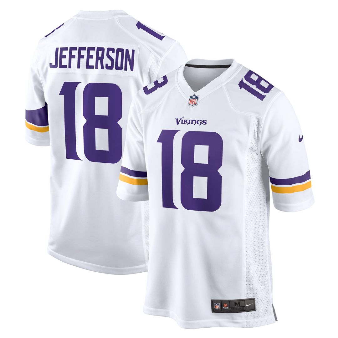 Minnesota Vikings Justin Jefferson Nike Purple Player Game Jersey