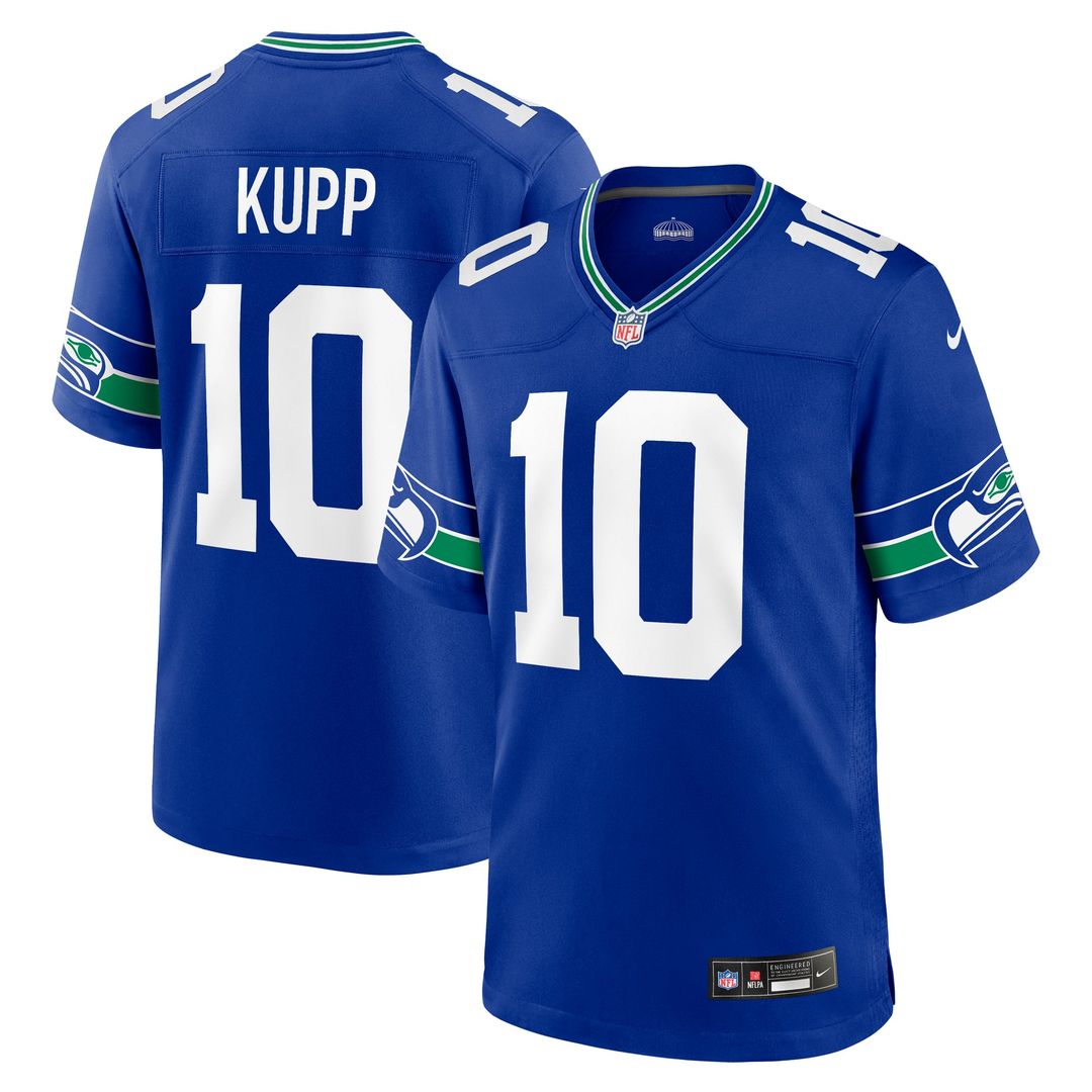 Seattle Seahawks Cooper Kupp Nike College Navy Team Game Jersey