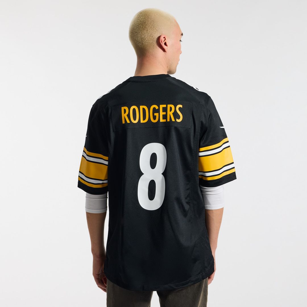Pittsburgh Steelers Aaron Rodgers Nike Gold Alternate 1933 Throwback Game Jersey