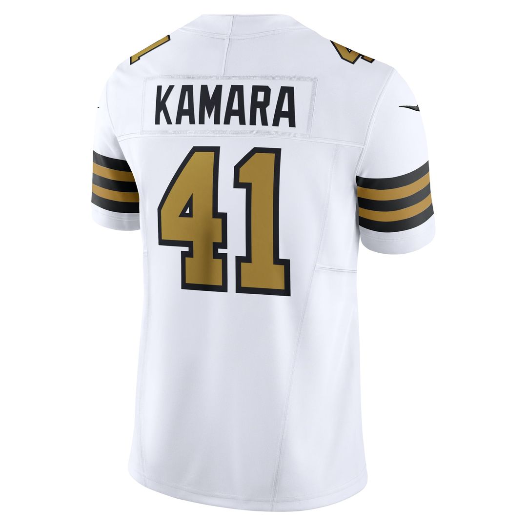New Orleans Saints Alvin Kamara Nike Black Vapor F.U.S.E. Limited Jersey