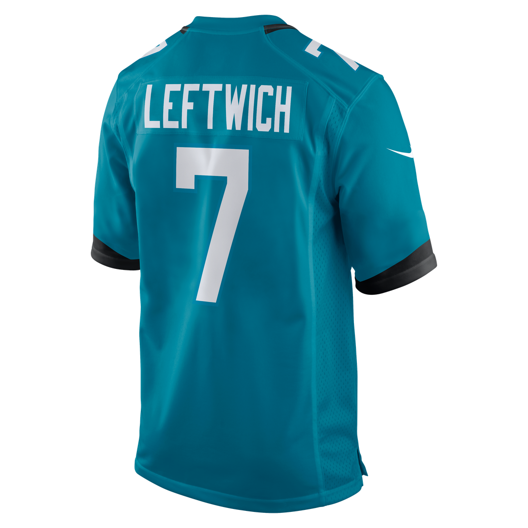 Jacksonville Jaguars Byron Leftwich Nike Teal Retired Player Game Jersey