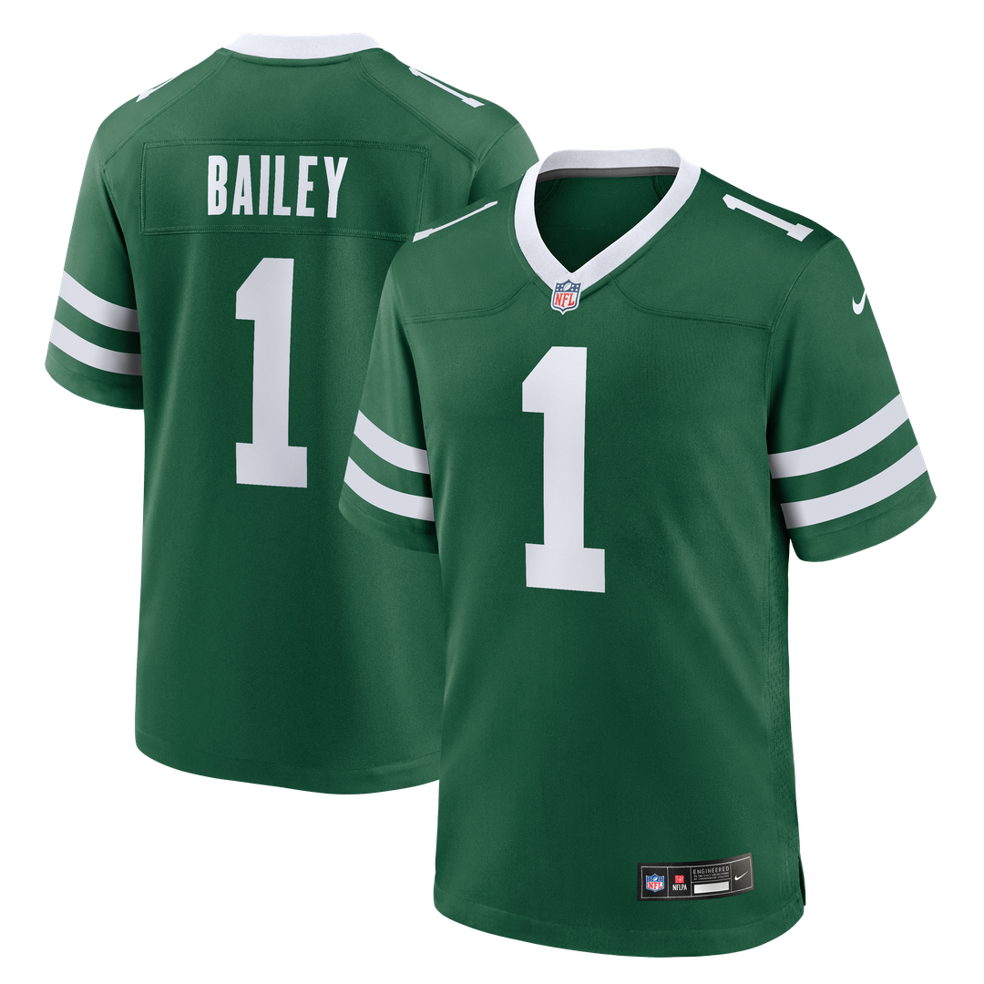 New York Jets David Bailey Nike Green Team Game Jersey